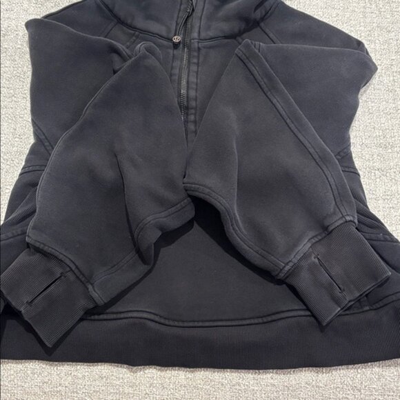Lululemon Size M/L Black Scuba Oversized Half-Zip Hoodie - Picture 5 of 7
